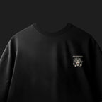 TIGER & FLORAL GRAPHIC OVERSIZED T-SHIRT