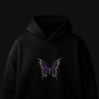 TRIBAL BUTTERFLY GRAPHIC HOODIE