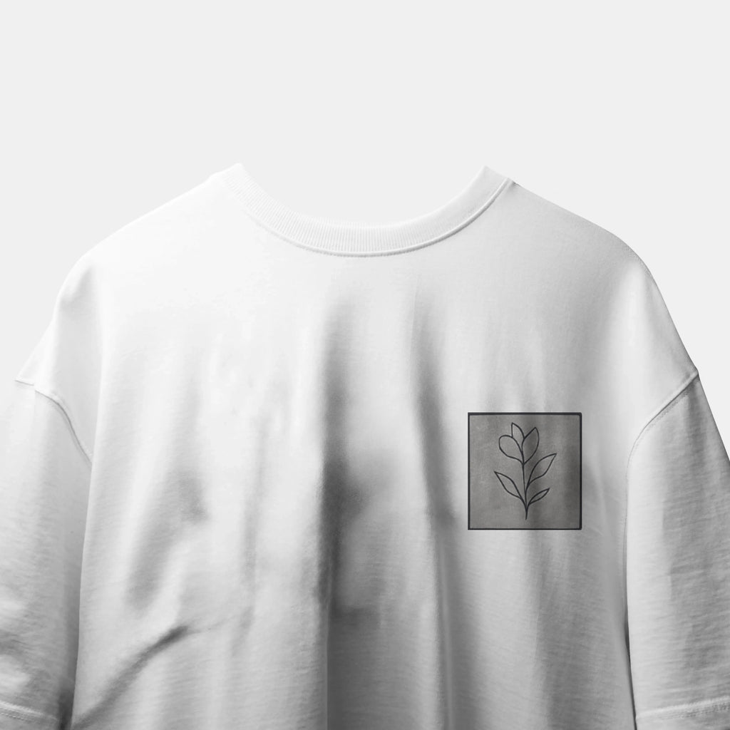 Minimal Botanical Pocket T-Shirt