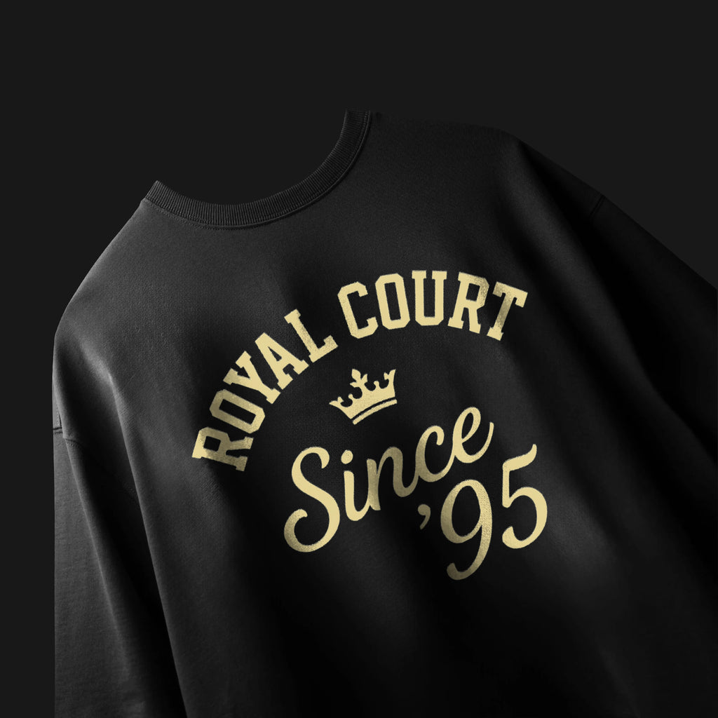 Royal Court Oversized Cotton Tee
