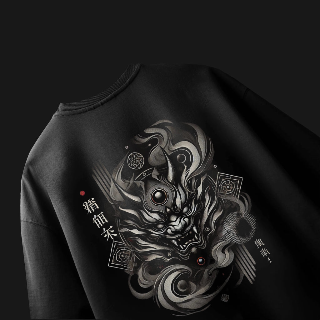 Shadow Oni Oversized Printed T-Shirt