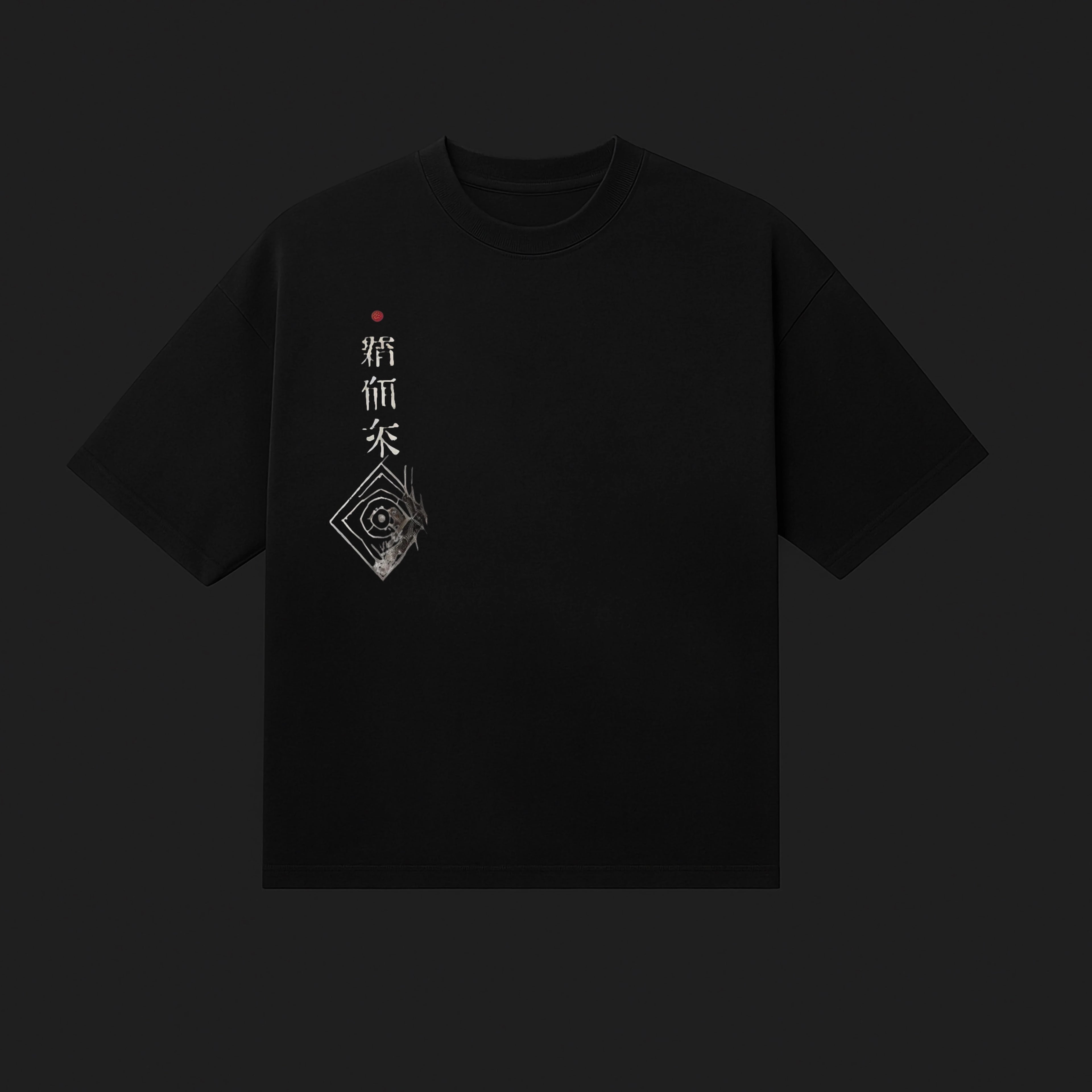 Shadow Oni Oversized Printed T-Shirt