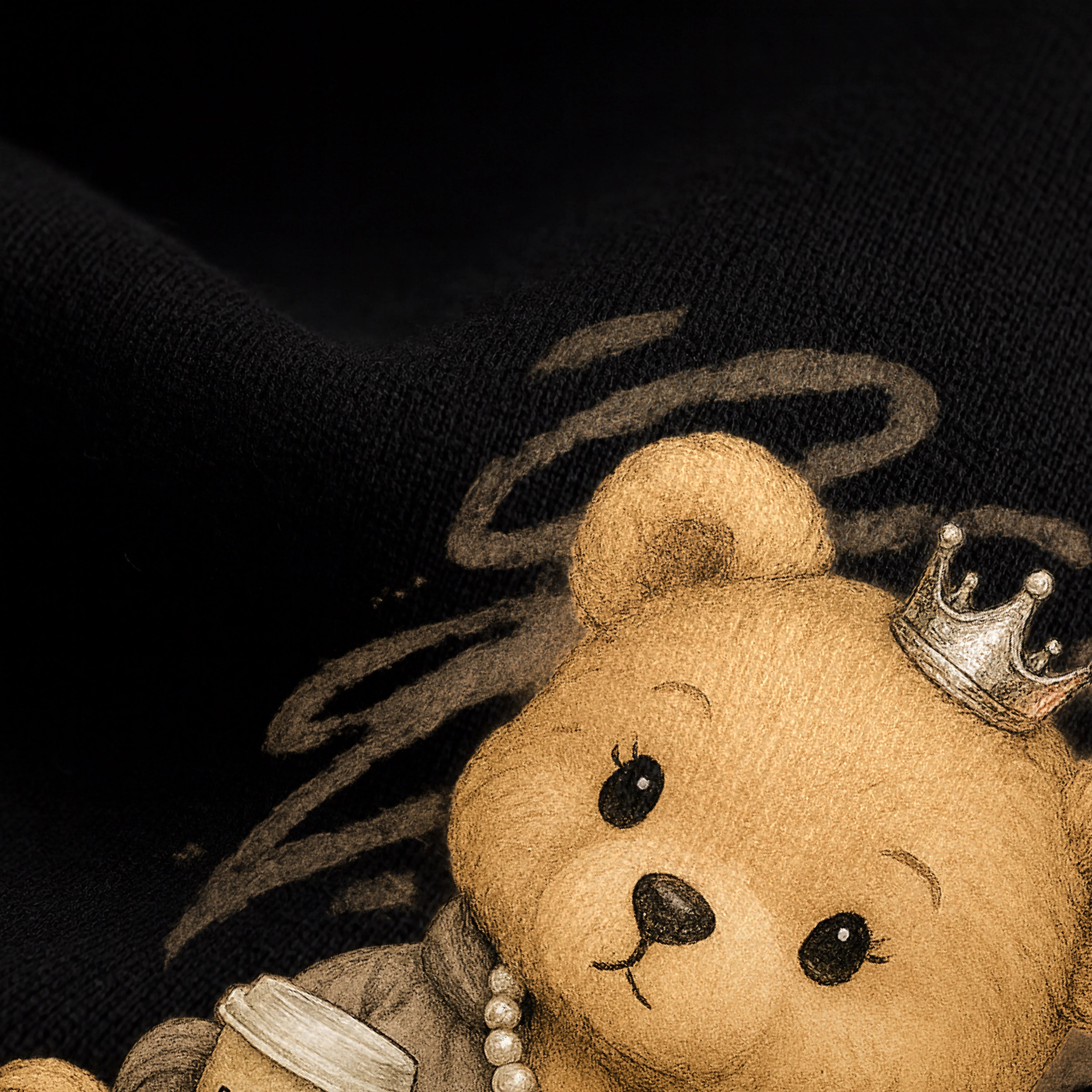 TEDDY BEAR GRAPHIC HOODIE
