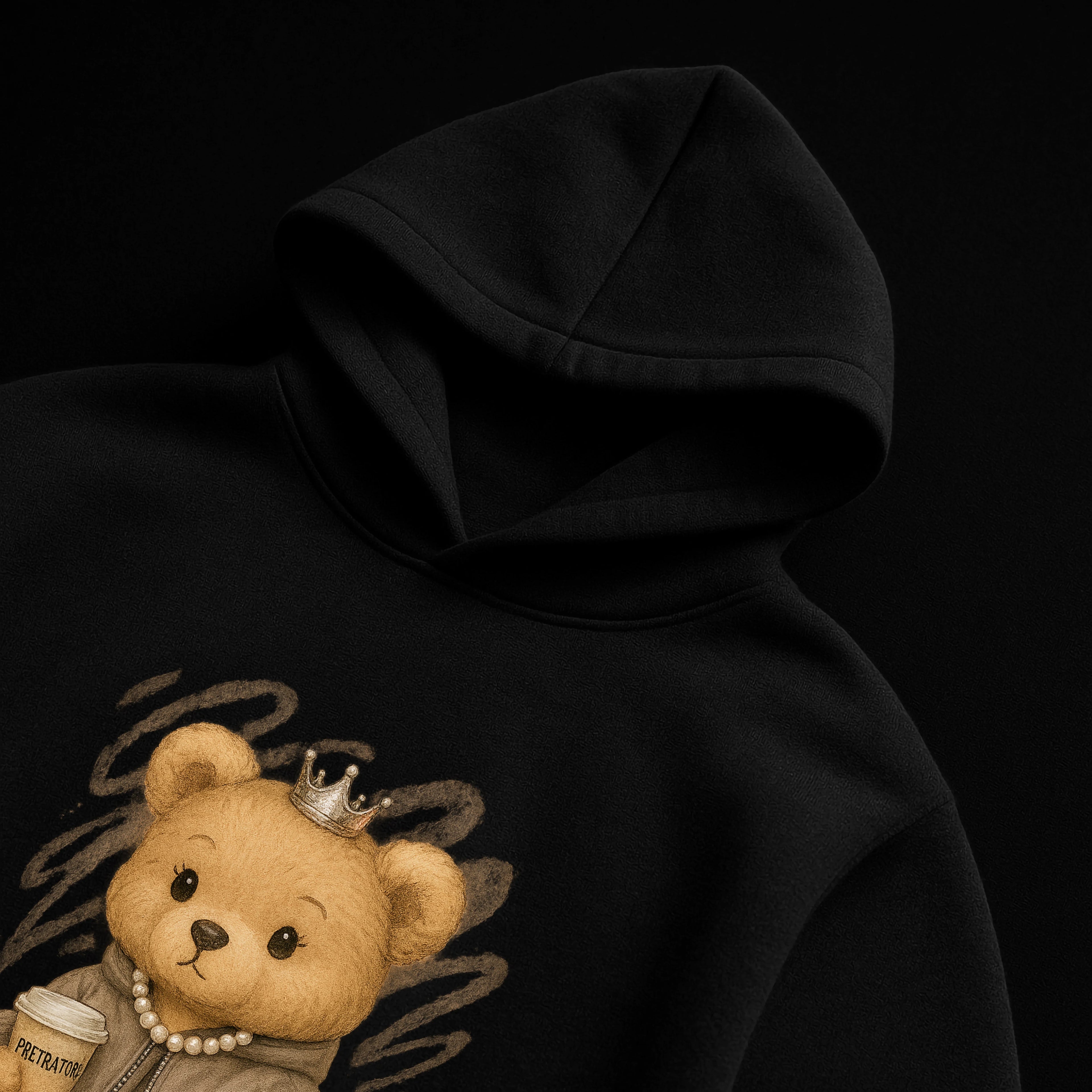 TEDDY BEAR GRAPHIC HOODIE