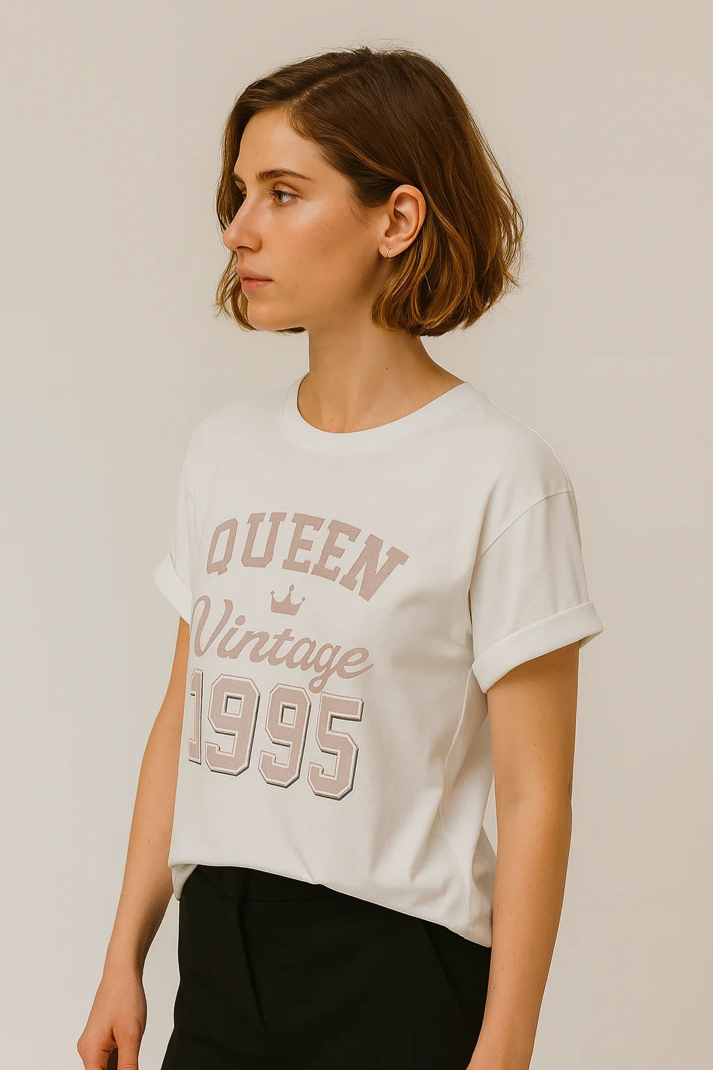 Vintage Graphic Cotton T-Shirt