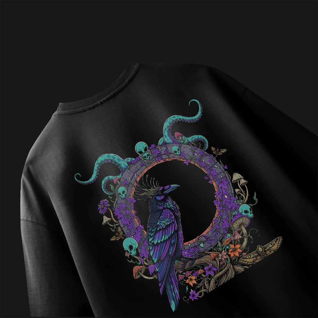 Black Raven Graphic T-Shirt