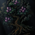 FLORAL TREE GRAPHIC HOODIE