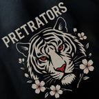 TIGER & FLORAL GRAPHIC OVERSIZED T-SHIRT