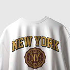 NEW YORK GRAPHIC OVERSIZED LONG SLEEVE T-SHIRT