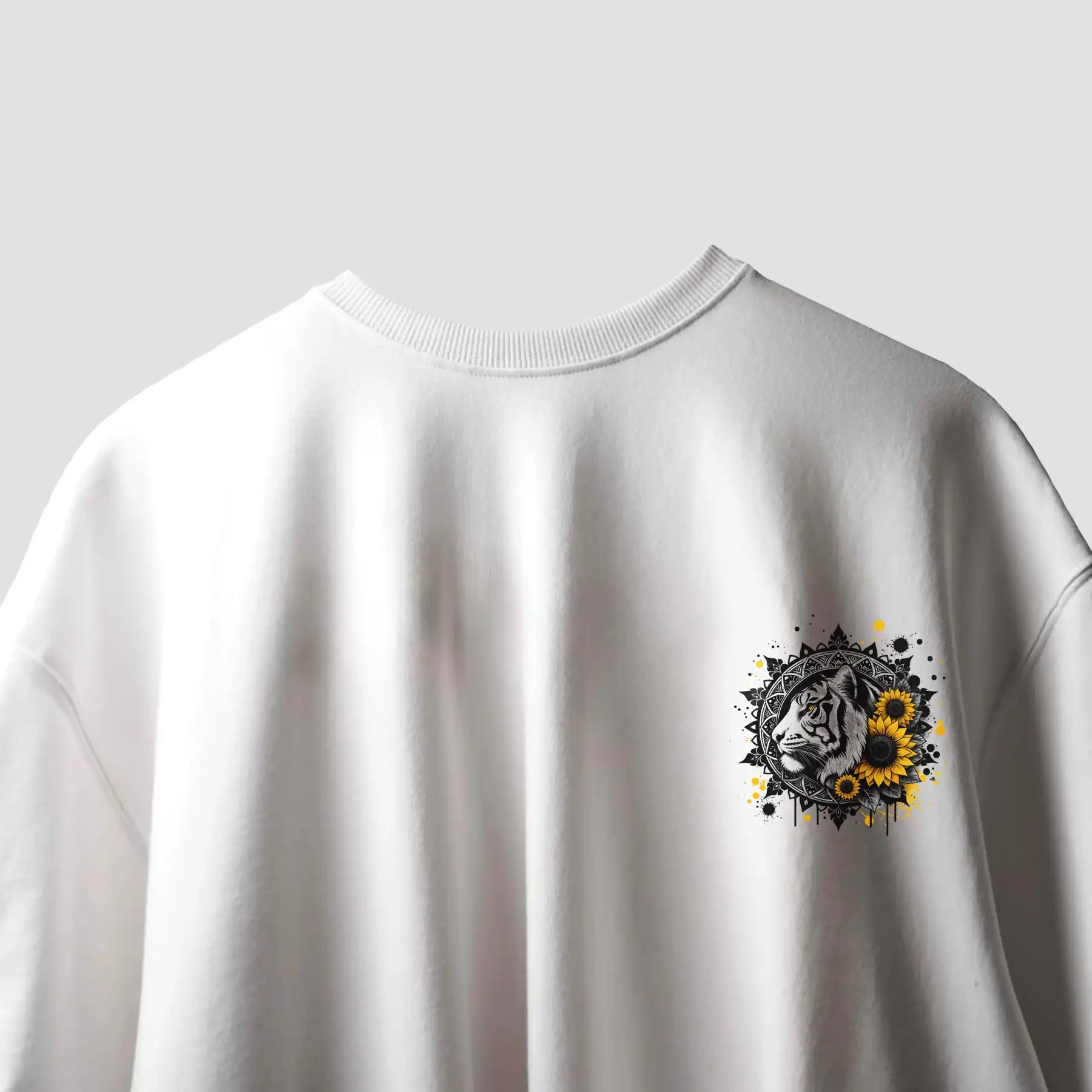 Sunflower Lion Graphic Cotton Tee