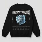 CONTROL THE CHAOS GRAPHIC OVERSIZED SWEATSHIRT