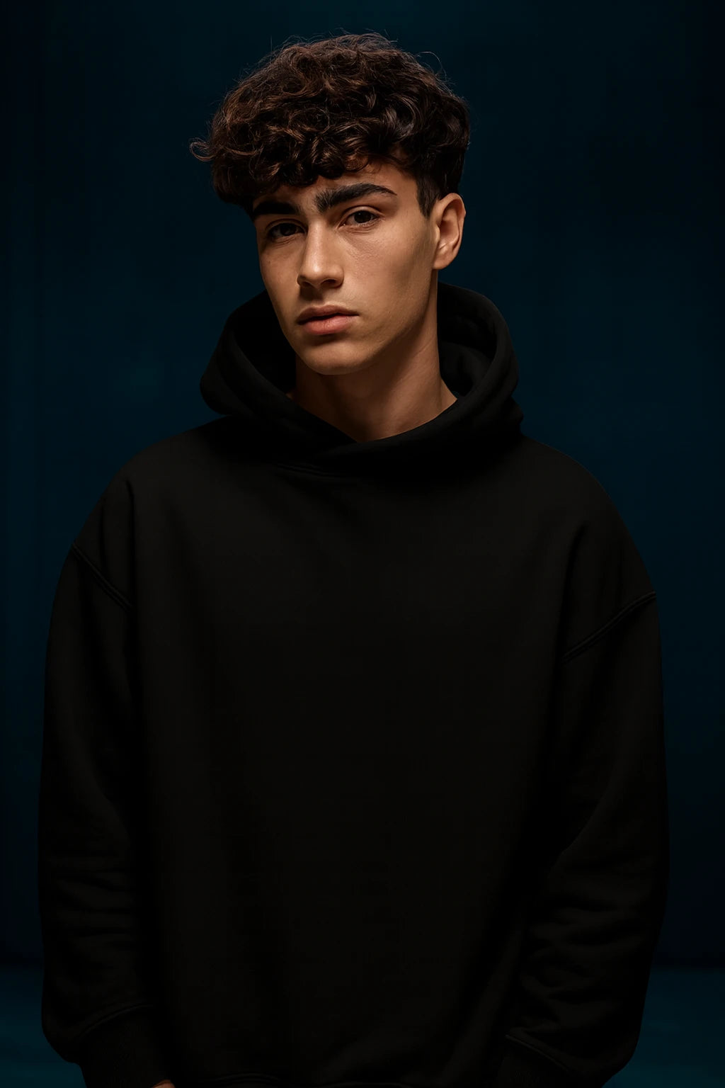 Cursed Elegance Oversized Graphic Hoodie