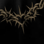 BARBED CHAIN GRAPHIC HOODIE – KANGAROO POCKET