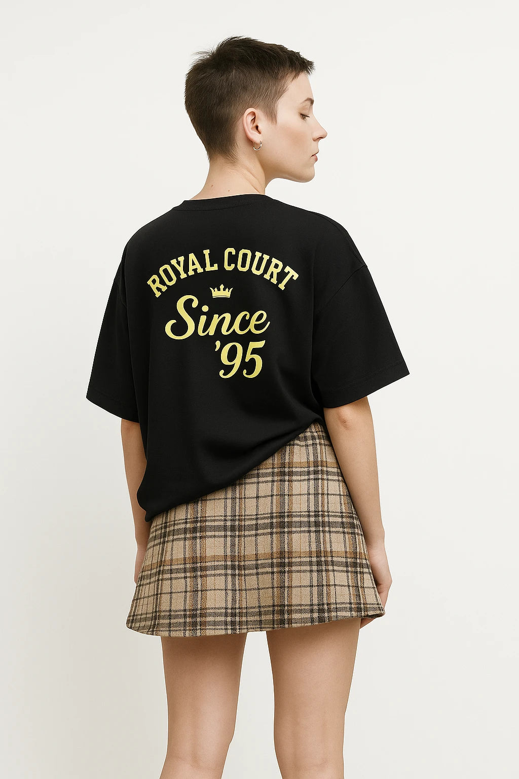Royal Court Oversized Cotton Tee