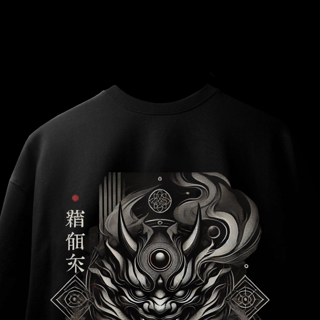 Shadow Oni Oversized Printed T-Shirt