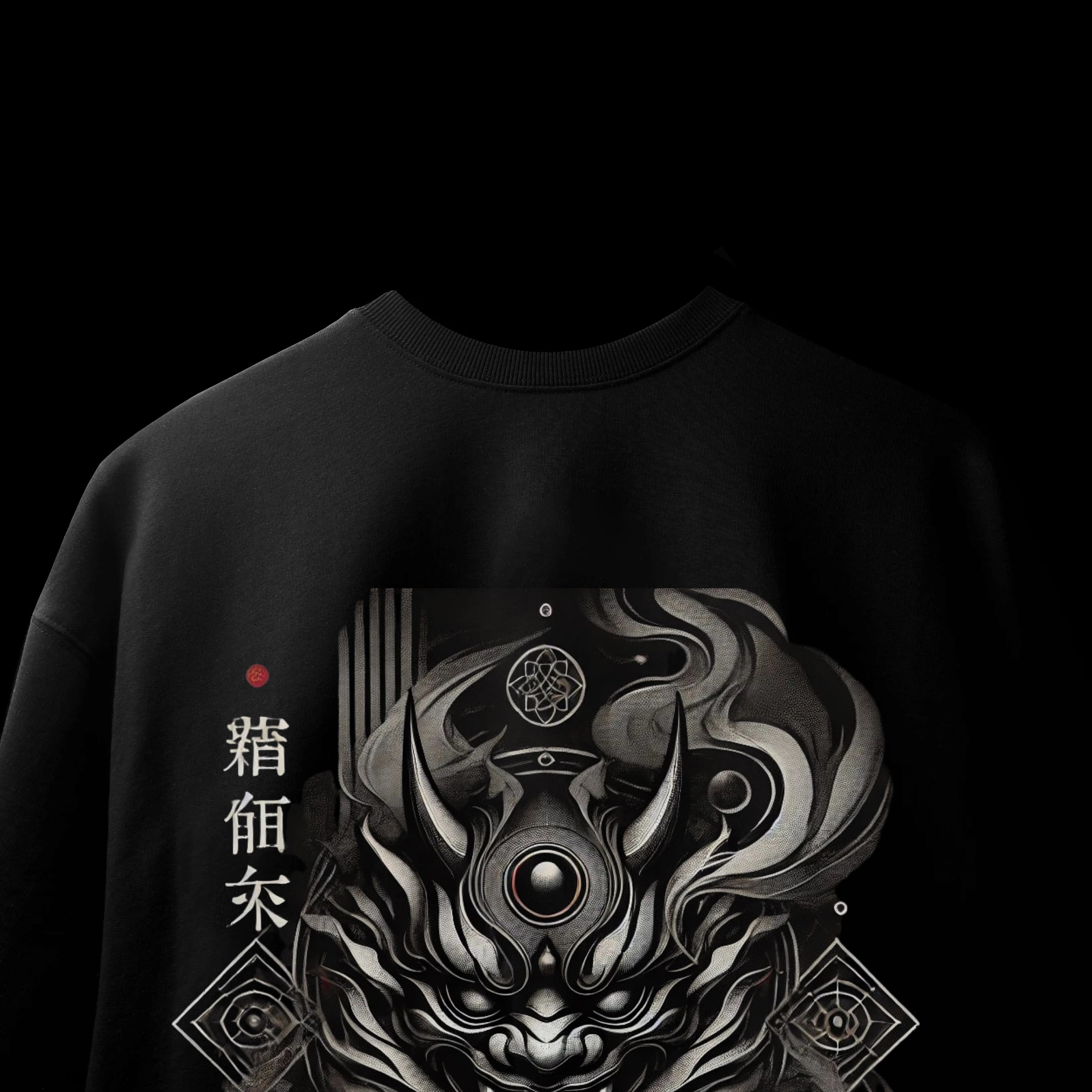 Shadow Oni Oversized Printed T-Shirt