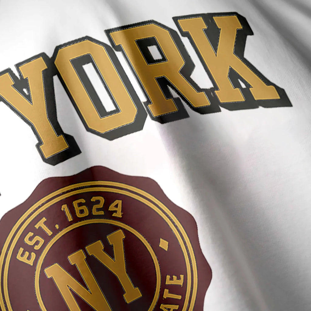 NEW YORK GRAPHIC OVERSIZED LONG SLEEVE T-SHIRT