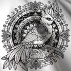 Serene Phoenix Oversized Cotton Tee