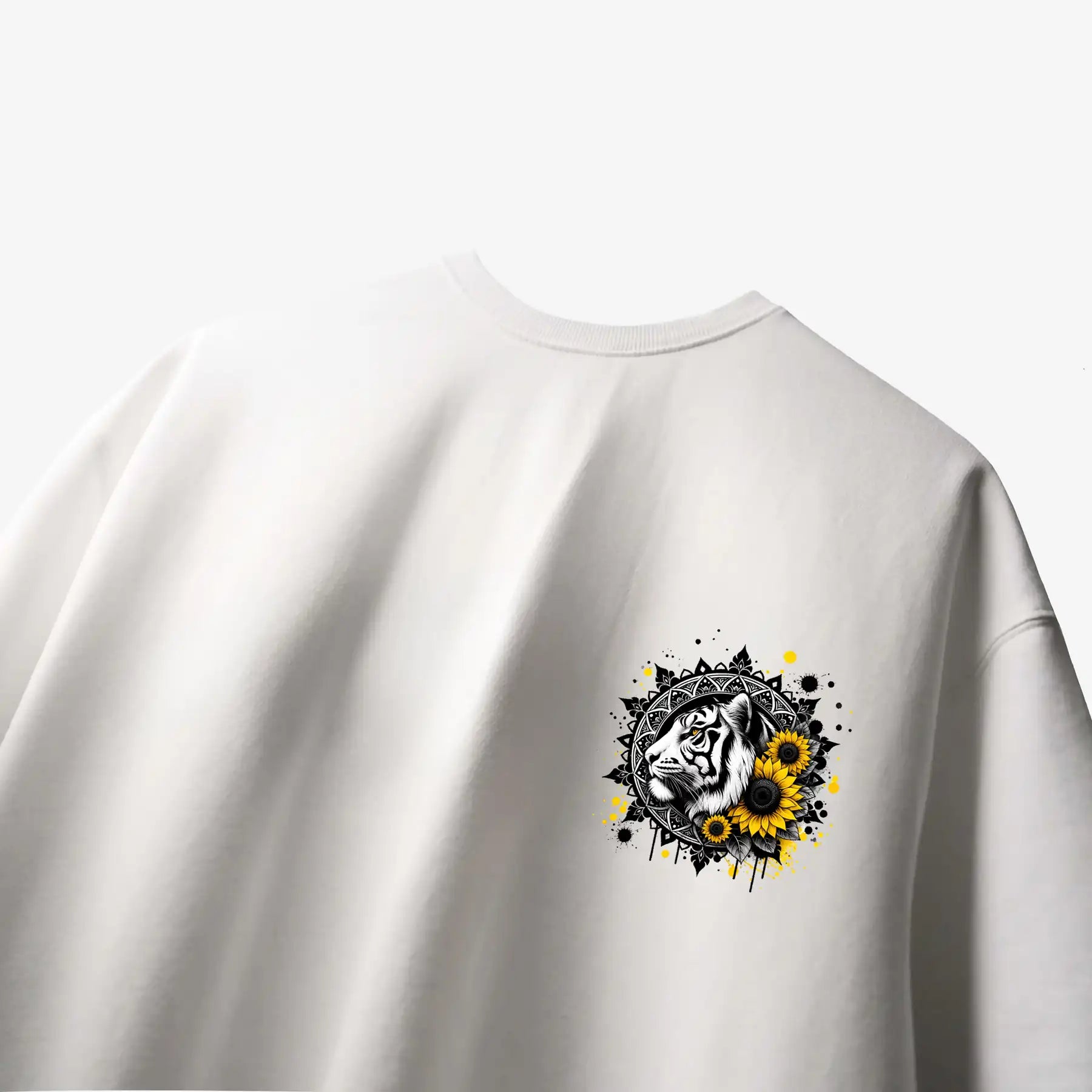 Sunflower Lion Graphic Cotton Tee