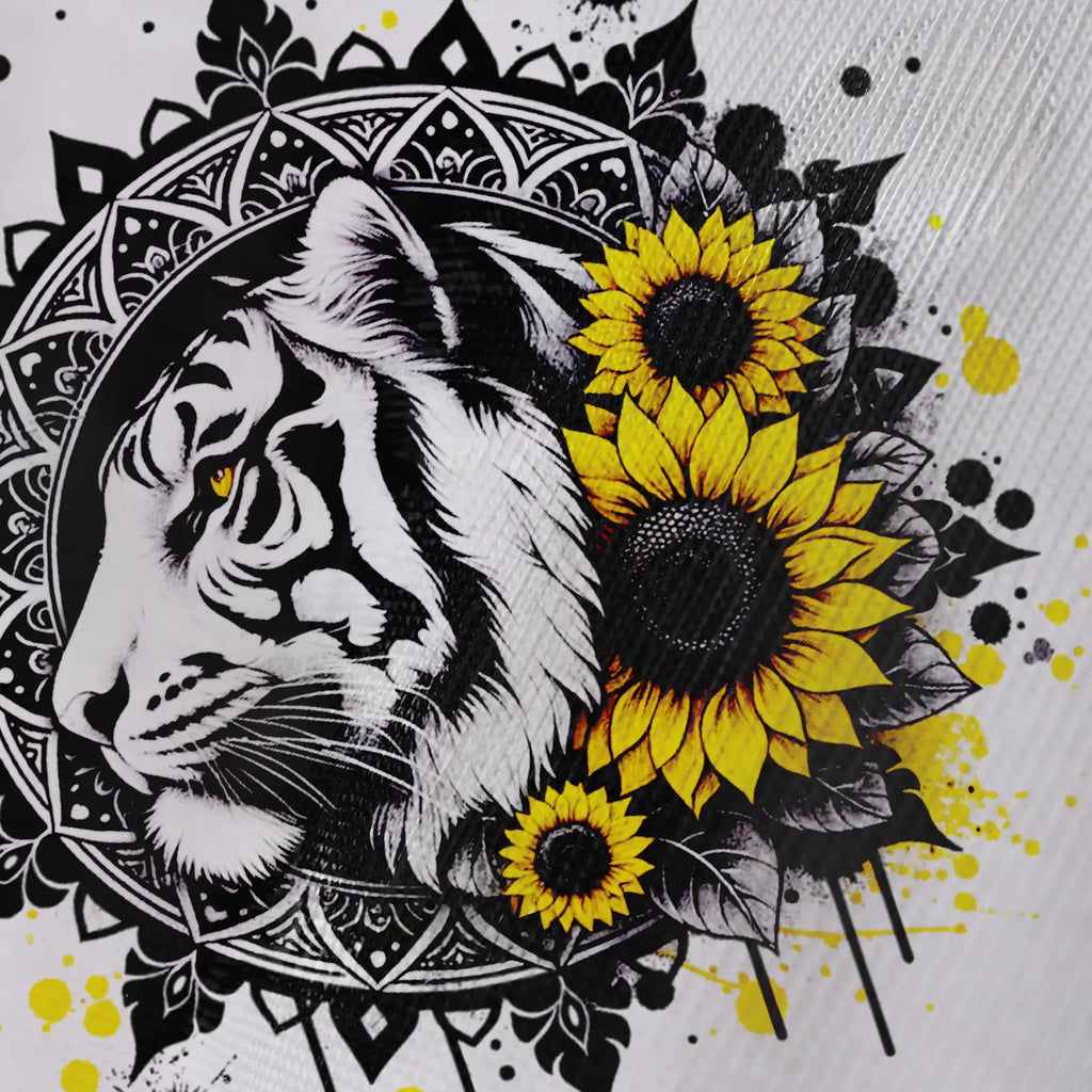 Sunflower Lion Graphic Cotton Tee