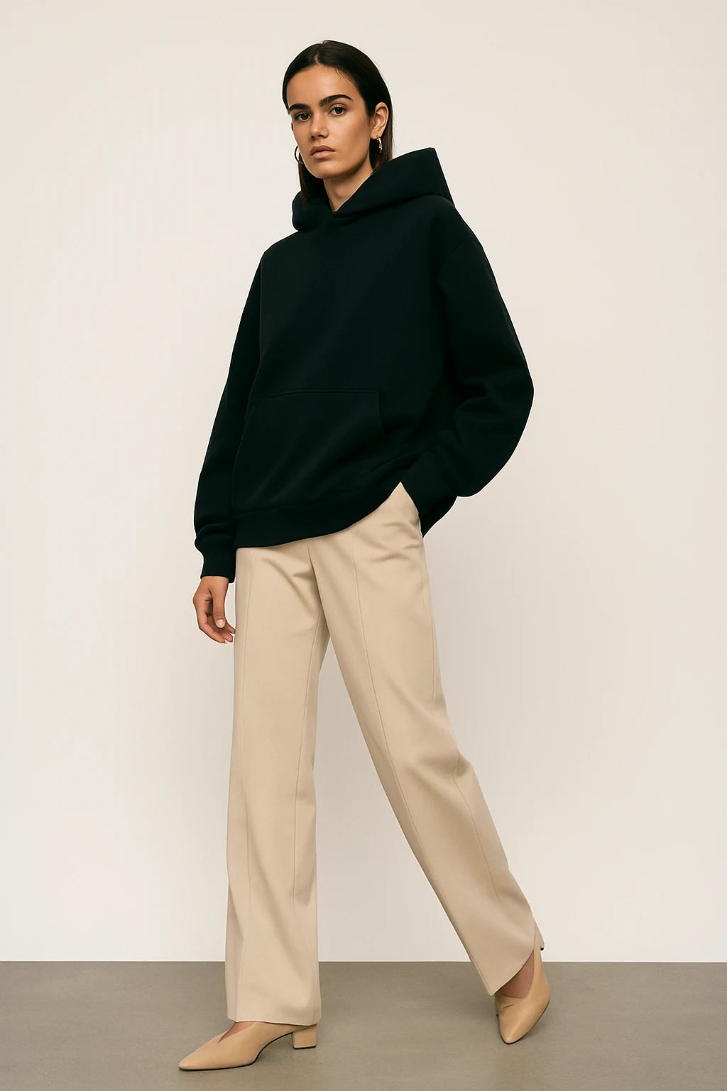 Structured Oversized Hoodie
